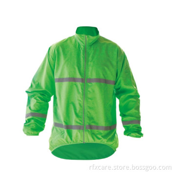 Male Road Runner Jacket With Reflective Strips